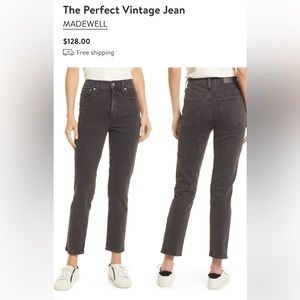 Perfect Vintage Jeans, Madewell, size 28